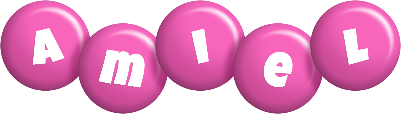 Amiel candy-pink logo