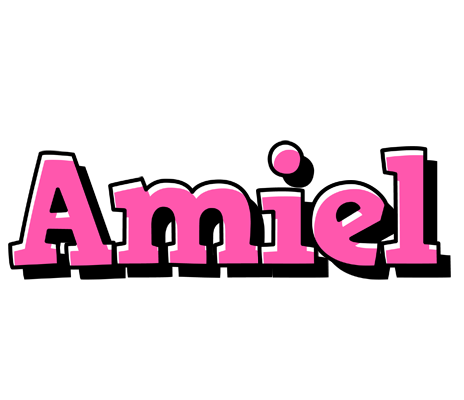 Amiel girlish logo