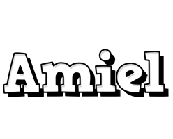 Amiel snowing logo