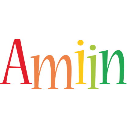 Amiin birthday logo