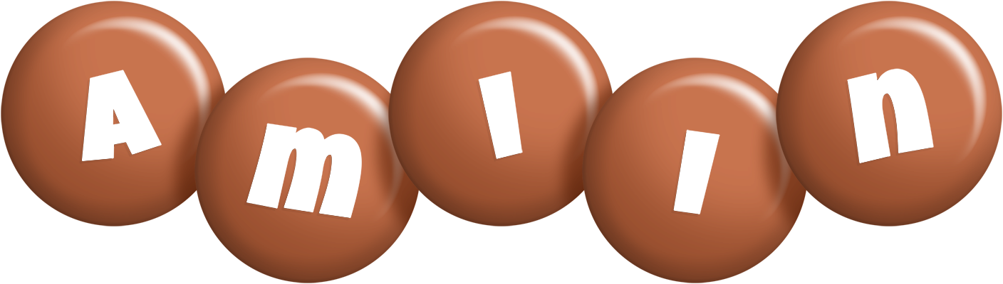 Amiin candy-brown logo