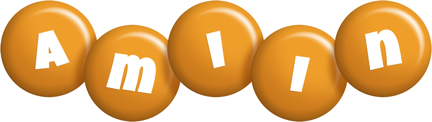 Amiin candy-orange logo