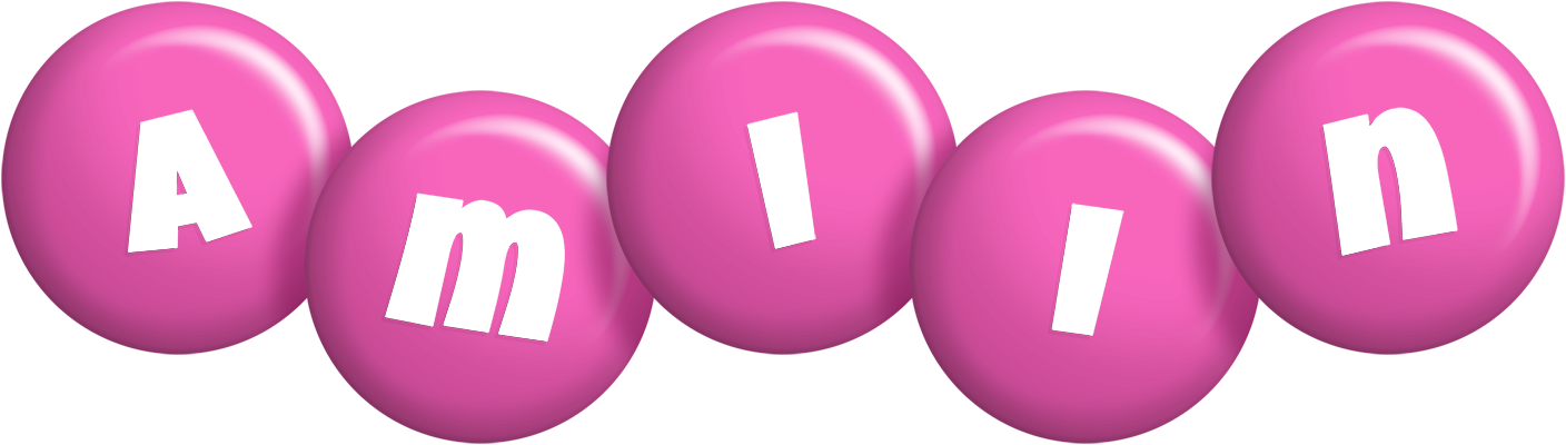 Amiin candy-pink logo