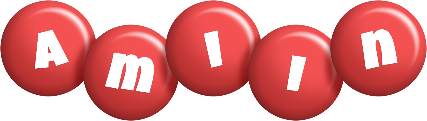 Amiin candy-red logo
