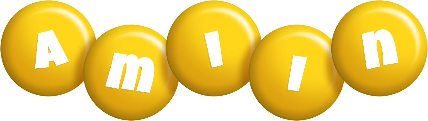 Amiin candy-yellow logo