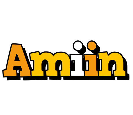 Amiin cartoon logo