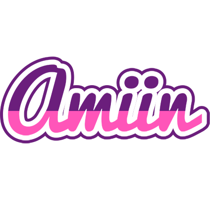 Amiin cheerful logo