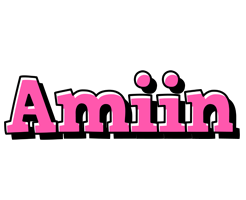 Amiin girlish logo