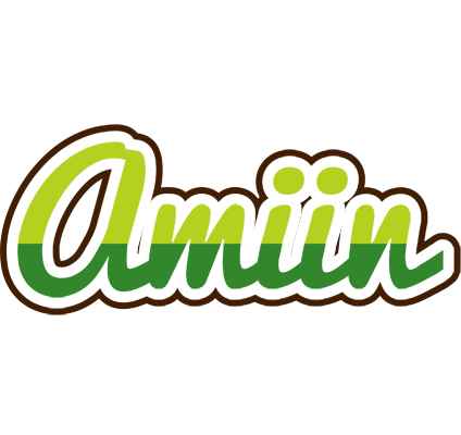 Amiin golfing logo