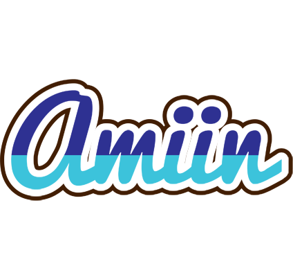 Amiin raining logo