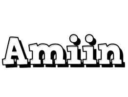 Amiin snowing logo