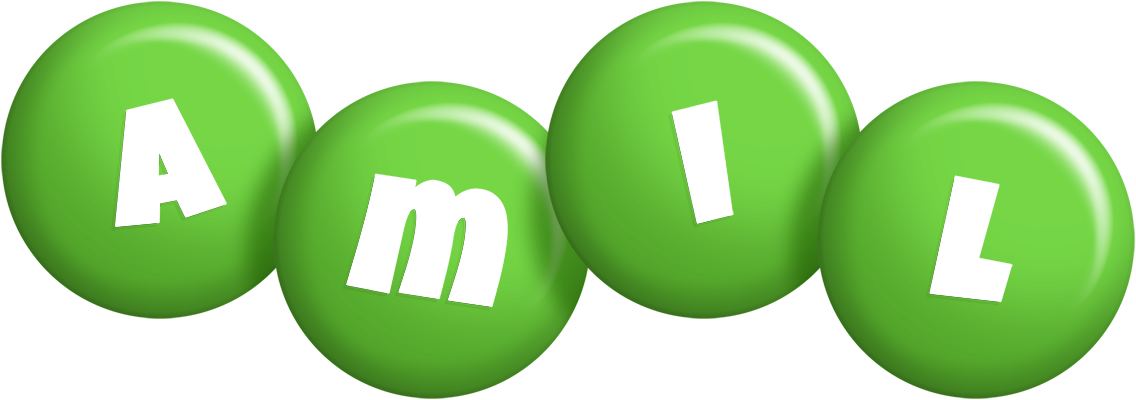 Amil candy-green logo