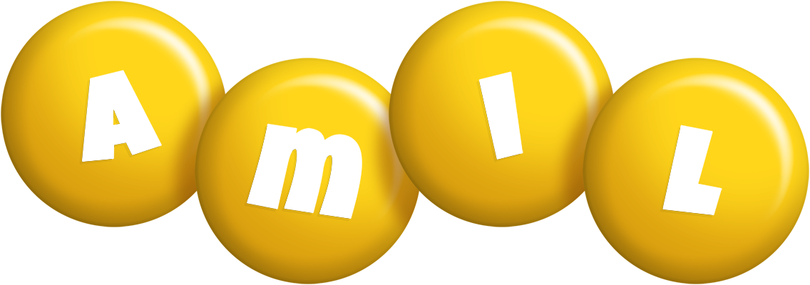 Amil candy-yellow logo