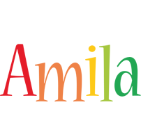 Amila birthday logo