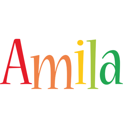 Amila birthday logo