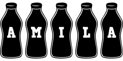 Amila bottle logo