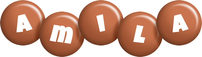 Amila candy-brown logo