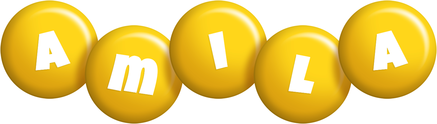 Amila candy-yellow logo