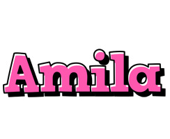 Amila girlish logo