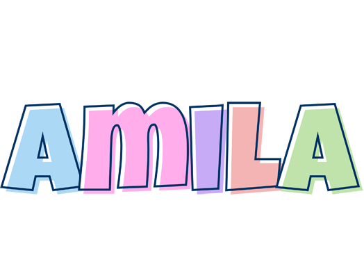 Amila pastel logo