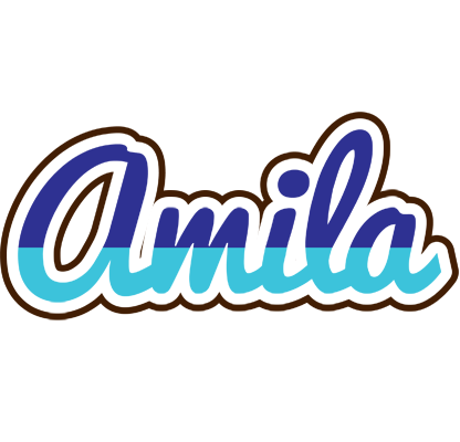 Amila raining logo