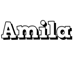 Amila snowing logo