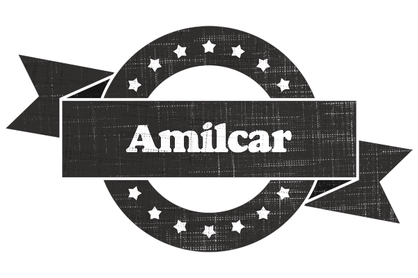Amilcar grunge logo