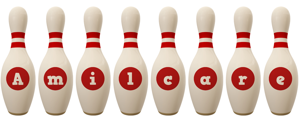 Amilcare bowling-pin logo