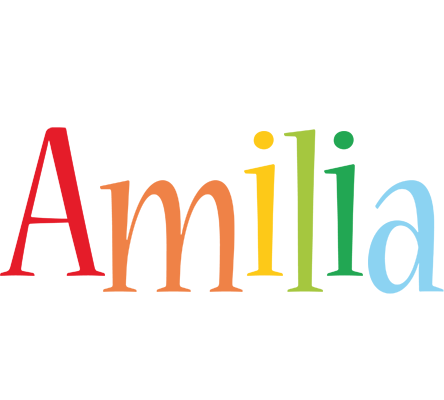 Amilia birthday logo