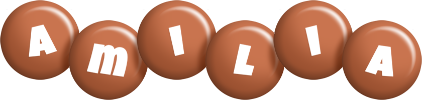 Amilia candy-brown logo