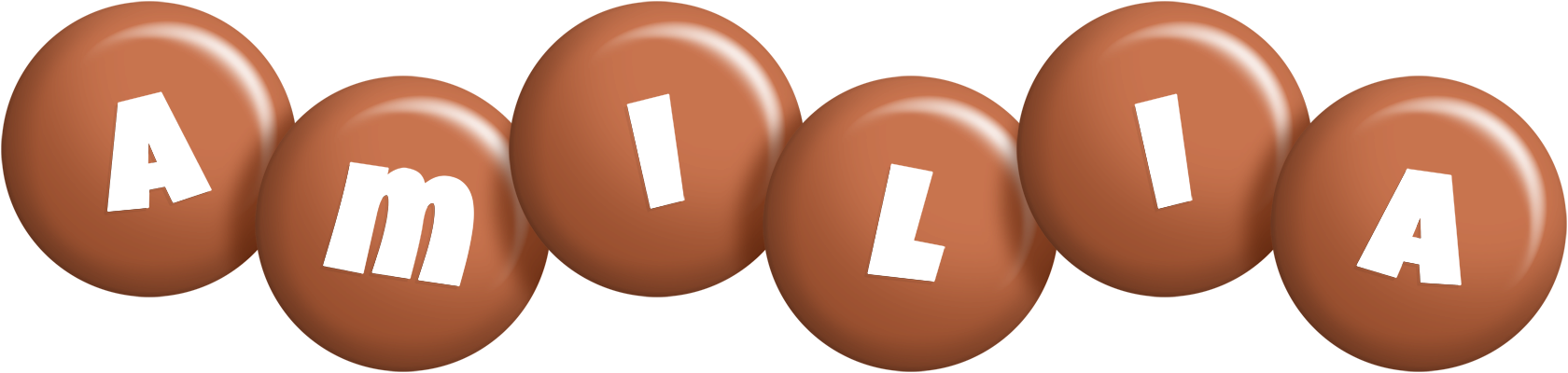 Amilia candy-brown logo