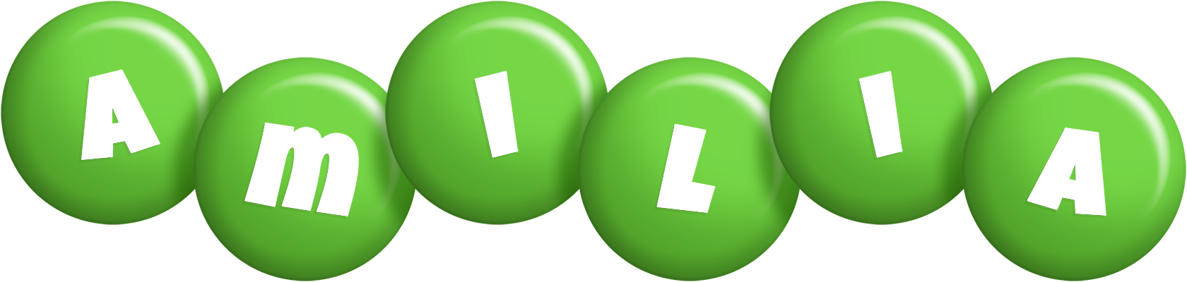 Amilia candy-green logo
