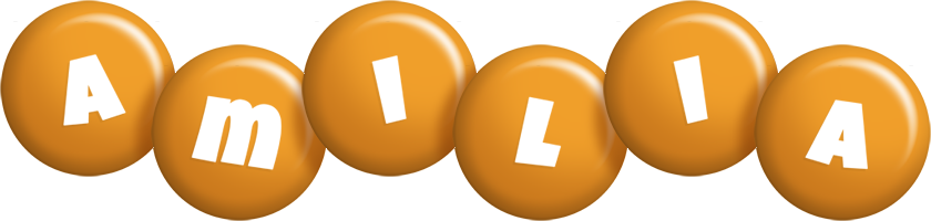 Amilia candy-orange logo