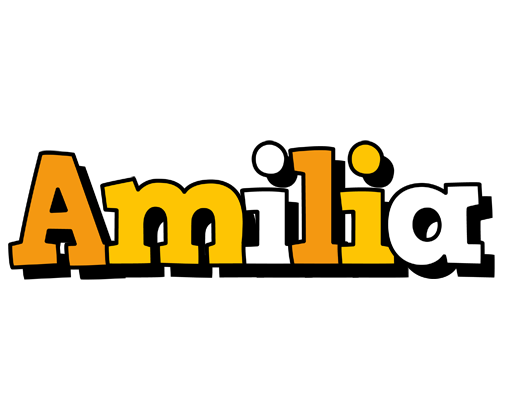 Amilia cartoon logo