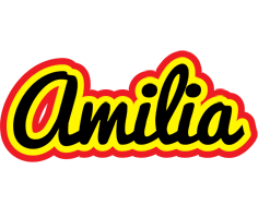 Amilia flaming logo
