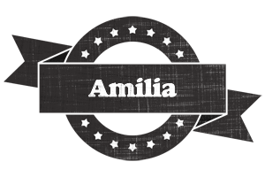 Amilia grunge logo