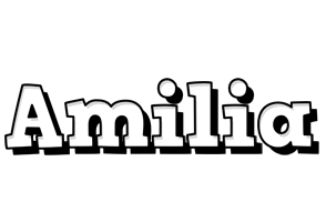 Amilia snowing logo