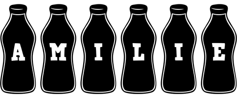 Amilie bottle logo