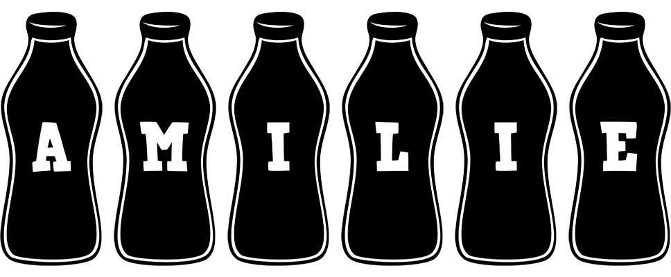 Amilie bottle logo
