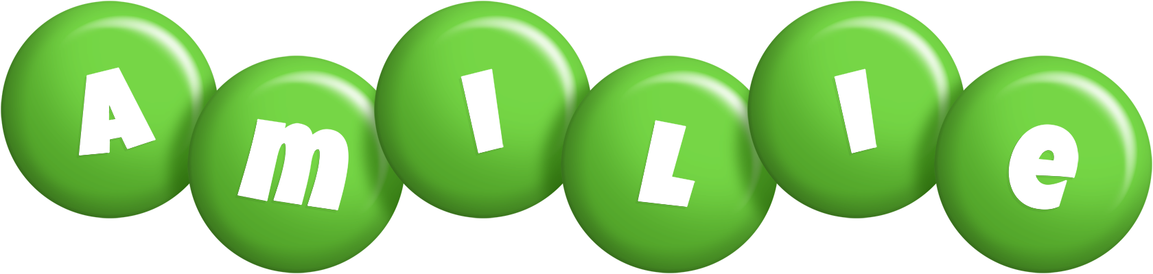 Amilie candy-green logo