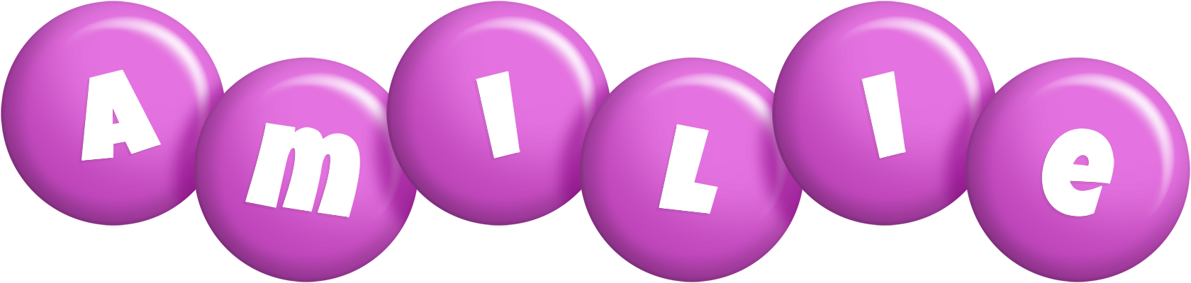 Amilie candy-purple logo