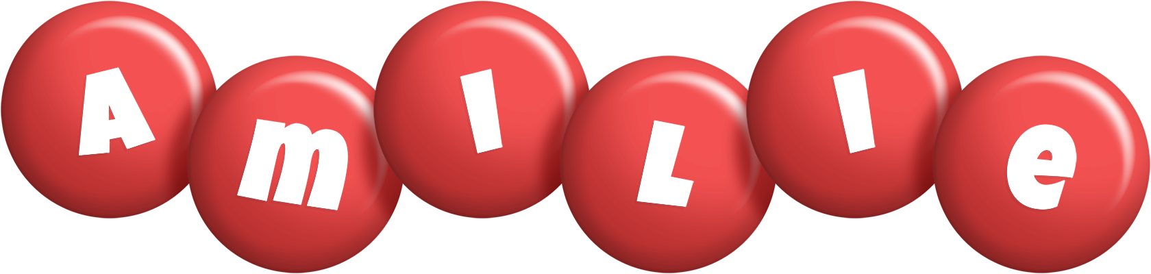 Amilie candy-red logo