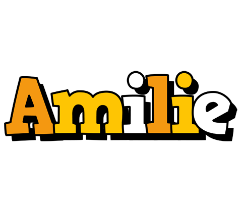 Amilie cartoon logo
