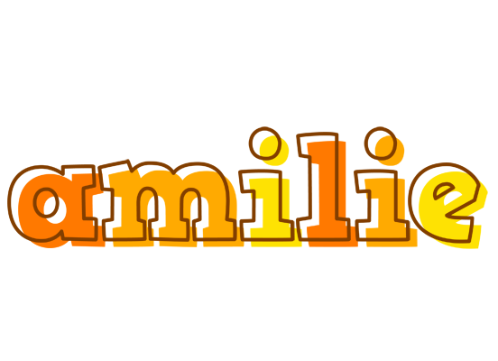 Amilie desert logo