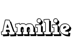 Amilie snowing logo