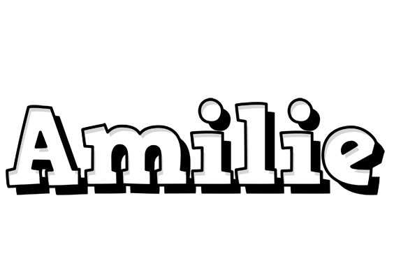 Amilie snowing logo