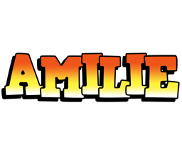 Amilie sunset logo