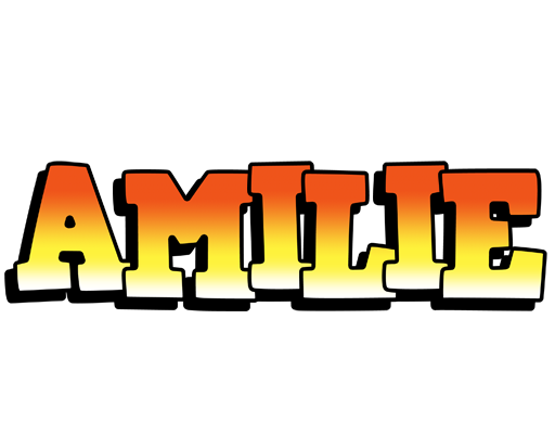 Amilie sunset logo
