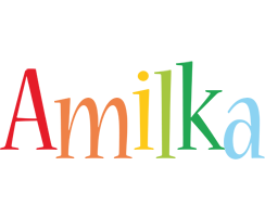 Amilka birthday logo