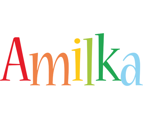 Amilka birthday logo